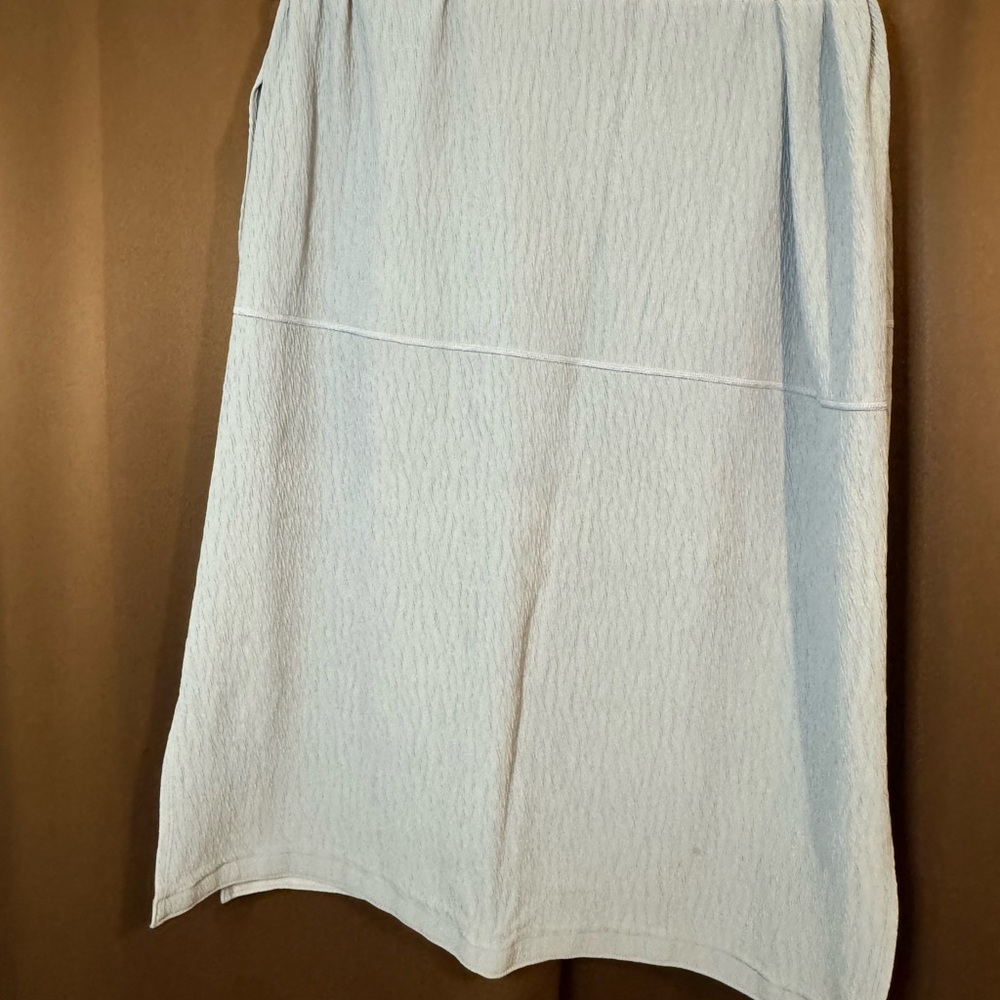 Lululemon Vinyasa Scarf, slate blue ripple texture